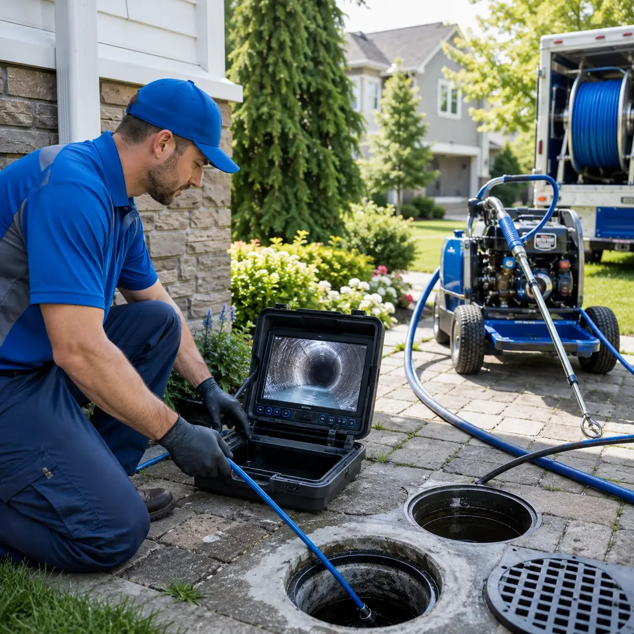 Outdoor drain cleaning professionals serving Rockwood, IL